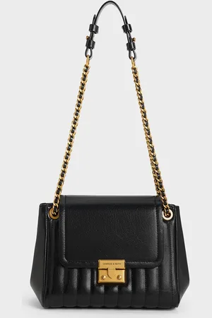 CHARLES & KEITH Sac porté épaule à effet froncé Donna