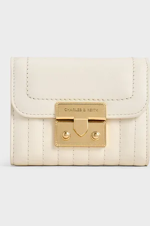 CHARLES & KEITH Portefeuille à effet froissé Donna