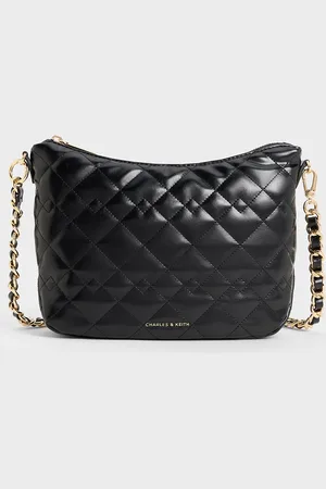 CHARLES & KEITH Sac hobo matelassé souple Duo