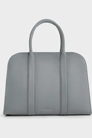 CHARLES & KEITH Sac bowling en suédine Axel