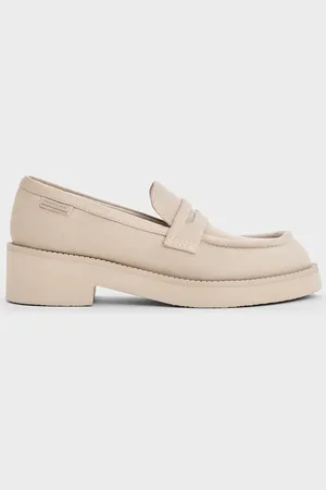CHARLES & KEITH Mocassins à semelle épaisse en suédine