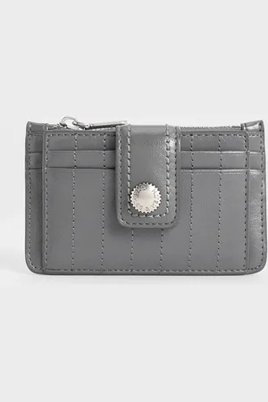 CHARLES & KEITH Porte-cartes à empiècements à effet froissé Donna