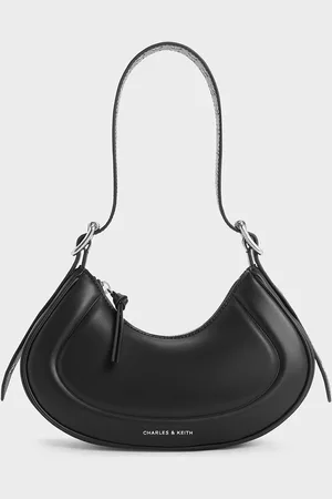 CHARLES & KEITH Sac porté épaule incurvé à lanière à œillets Petra