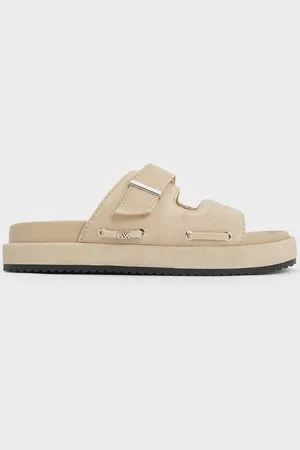 CHARLES & KEITH Claquettes en daim Kori