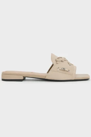 CHARLES & KEITH Claquette en daim à lacets Kori