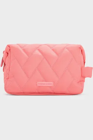CHARLES & KEITH Porte-monnaie en nylon à motif chevrons