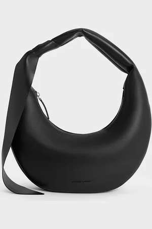 CHARLES & KEITH Mini sac hobo noué en demi lune Toni