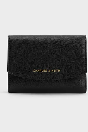 CHARLES & KEITH Portefeuille à rabat avant incurvé