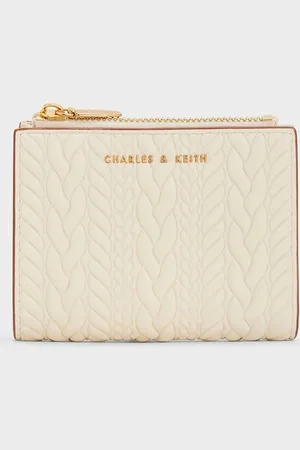 CHARLES & KEITH Porte-monnaie texturé à fermeture éclair Apolline
