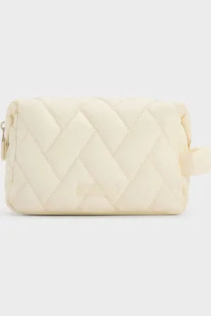 CHARLES & KEITH Porte-monnaie en nylon à motif chevrons