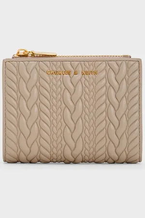 CHARLES & KEITH Porte-monnaie texturé à fermeture éclair Apolline