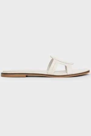 CHARLES & KEITH Claquettes à effet croco Easley
