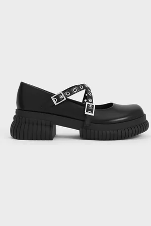 CHARLES & KEITH Mary Jane à plateforme et lanière oeillets