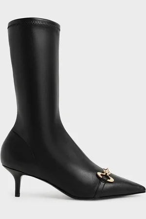 CHARLES & KEITH Elery Slip-On Ankle Boots