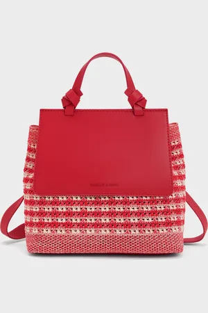 CHARLES & KEITH Sac à dos pied-de-poule en maille Ida - Enfant