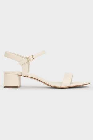 CHARLES & KEITH Sandales à talon carré et bride de cheville