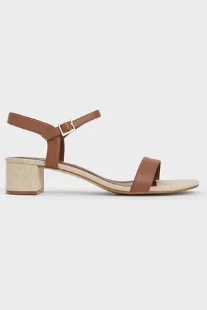 CHARLES & KEITH Sandales à talon carré et bride de cheville