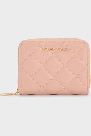 CHARLES & KEITH Portefeuille matelassé zippé Alva