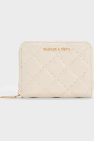CHARLES & KEITH Portefeuille matelassé zippé Alva