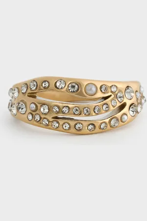 CHARLES & KEITH Bague sculptée en cristal Aine
