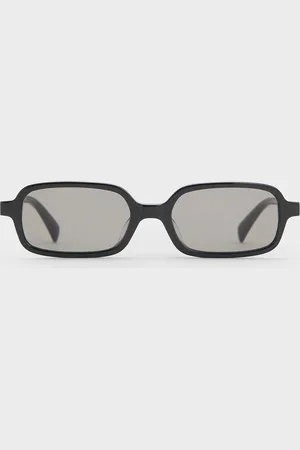 CHARLES & KEITH Lunettes de soleil rectangulaires en acétate recyclé Bree