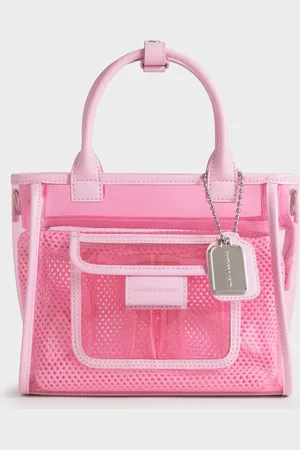 CHARLES & KEITH Sac cabas transparent en maille Norah