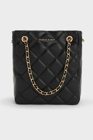 CHARLES & KEITH Sac porté épaule matelassé à lanière tressée Alva
