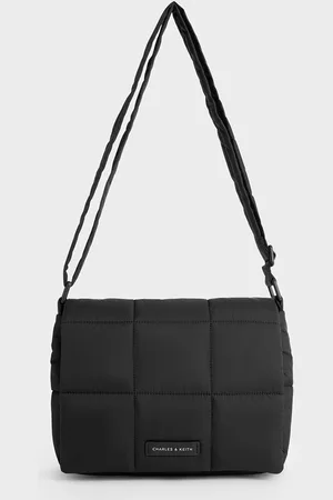 CHARLES & KEITH Mini sac bandoulière matelassé bouffant en nylon Errya