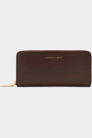 CHARLES & KEITH Portefeuille à fermeture éclair latérale