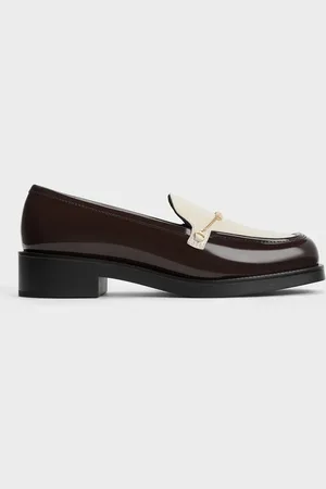 CHARLES & KEITH Mocassins bicolores à détail métallique Lexie