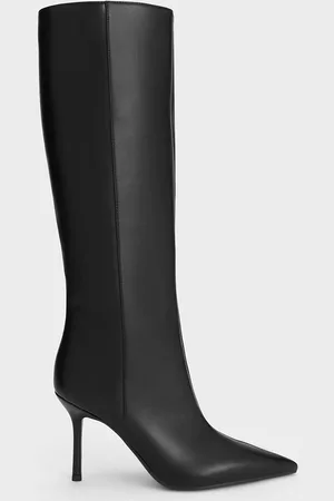 CHARLES & KEITH Bottes hautes à bout pointu et talon aiguille