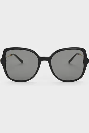 CHARLES & KEITH Lunettes de soleil papillon oversize en acétate recyclé