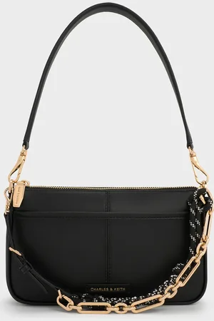 CHARLES & KEITH Sac porté épaule à bandoulière en corde nouée Addison