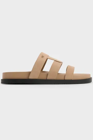 CHARLES & KEITH Claquettes en suède Joan
