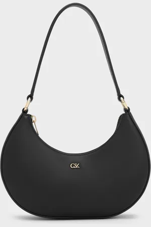 CHARLES & KEITH Sac hobo en cuir en demi-lune