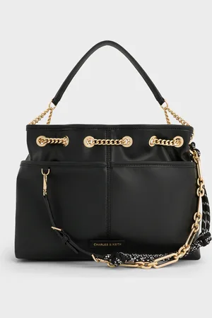 CHARLES & KEITH Sac cabas à bandoulière en corde nouée Addison