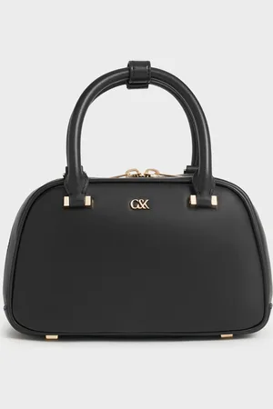 CHARLES & KEITH Sac bowling en cuir