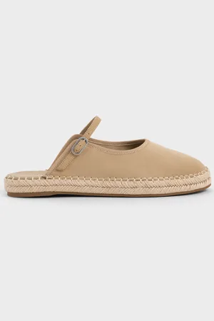 CHARLES & KEITH Espadrilles claquettes en fausse suédine