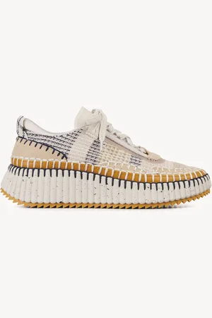 Chloé Baskets Nama Femme Taille 41 70% polyester, 15% nylon, 10% coton, 5% Polyuréthane thermoplastique, Cuir de veau