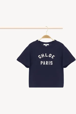 Chloé T-shirt à logo Femme Taille 5 100% coton