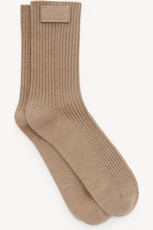 Chloé Chaussettes Chloé Signature en maille de laine Femme Taille OneSize 100% Laine mérinos