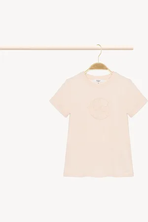 Chloé T-shirt à logo Femme Taille 4 100% coton