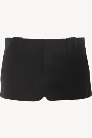 Chloé Mini-short tailleur en velours Femme Taille 38 100% coton
