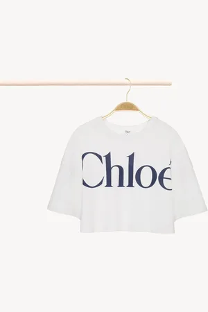 Chloé T-shirt à logo Femme Taille 5 100% coton