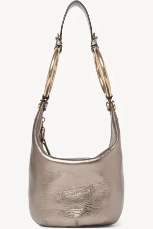 Chloé Petit sac porté épaule Bracelet bag en cuir métallisé Femme Taille OneSize 100% Cuir de veau