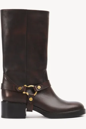 Chloé Bottes Dakota Femme Taille 40 100% Cuir de veau