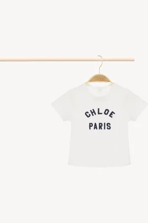Chloé T-shirt à logo Femme Taille 3 100% coton