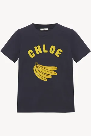 Chloé T-shirt ajusté en jersey de coton à logo Femme Taille XS 100% coton