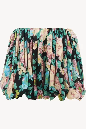 Chloé Mini-short bloomer en charmeuse de soie Femme Taille 36 100% Soie