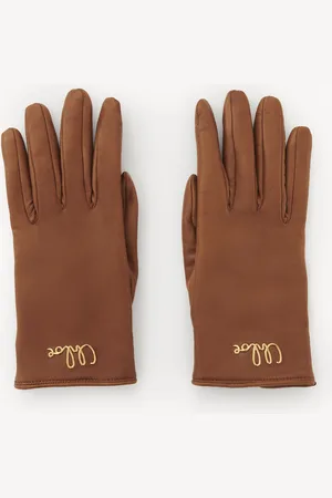 Chloé Gants Chloé Iconic en cuir souple Femme Taille S 100% Cuir d